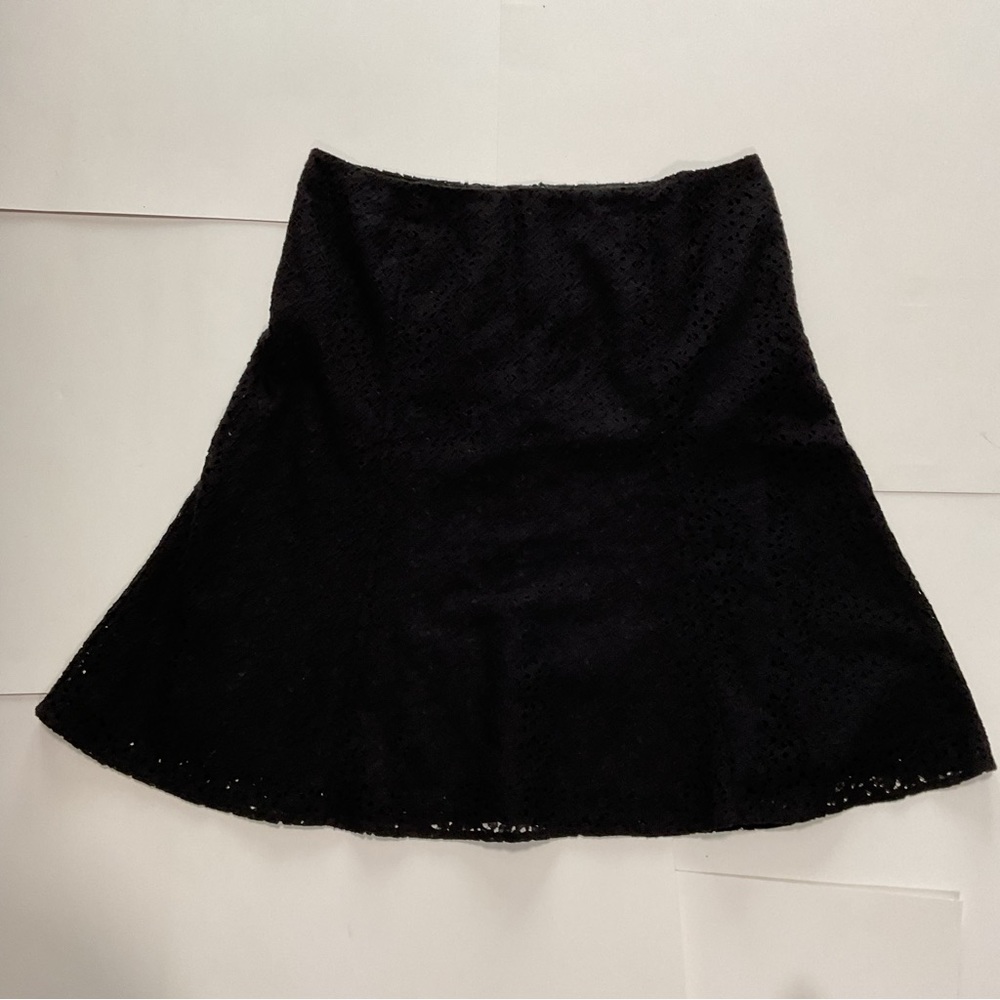 Nicole Miller Midi Short Black Skirt Size 14